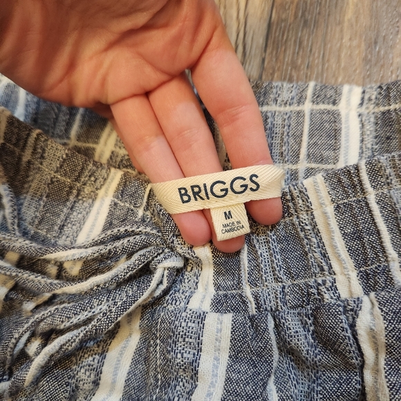 Briggs Drawstring Waist Linen Pants - Picture 3 of 4